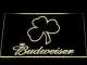 Budweiser Shamrock Outline LED Neon Sign