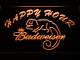 Budweiser Lizard Happy Hour LED Neon Sign