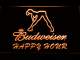 Budweiser Woman's Silhouette Happy Hour LED Neon Sign