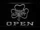 Bud Light Shamrock Open LED Neon Sign