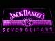 Jack Daniel's Seven Guitars LED Neon Sign