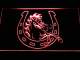 Calgary Stampeders Horseshoe Logo LED Neon Sign