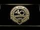 Kansas City Royals 40th Anniversary Logo Version 2 LED Neon Sign - Legacy Edition