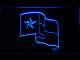 Texas Rangers Flag LED Neon Sign