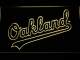 Oakland Athletics Oakland Wordmark LED Neon Sign