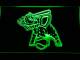 Oakland Athletics 1999 Turn Ahead the Clock Elephant Logo LED Neon Sign - Legacy Edition