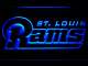 Los Angeles Rams 2000-2015 Text LED Neon Sign - Legacy Edition