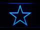 Dallas Cowboys Star Outline LED Neon Sign