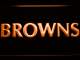 Cleveland Browns 1972-2002 Logo LED Neon Sign - Legacy Edition