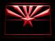 Arizona Cardinals Flag LED Neon Sign