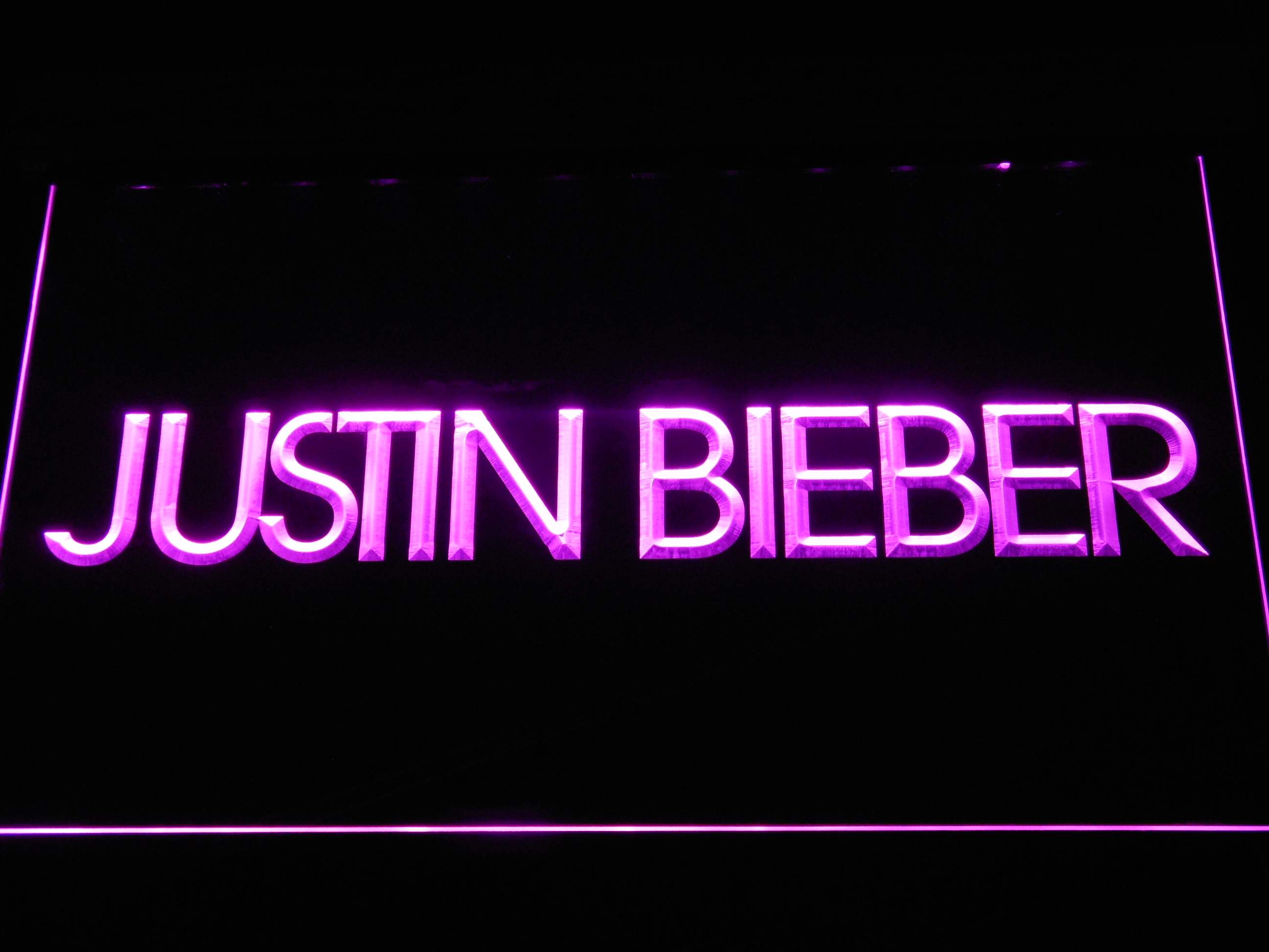 Justin Bieber LED Neon Sign