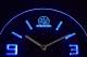 Fire Fighter Modern LED Neon Wall Clock
