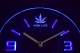 High Life Leaf Modern LED Neon Wall Clock