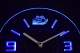 Alice in Wonderland Cheshire Cat Modern LED Neon Wall Clock