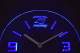 Carolina Panthers Modern LED Neon Wall Clock