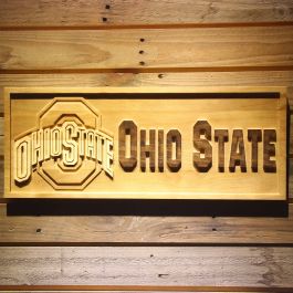 OHIO STATE Buckeyes Address Sign Custom Made Wood Decor Sign Ohio