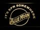 Blue Moon It's 5pm Somewhere LED Neon Sign