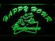 Budweiser Frog Happy Hour LED Neon Sign
