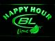 Bud Light Lime Happy Hour LED Neon Sign