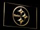 Pittsburgh Steelers Logo 2 LED Neon Sign