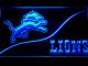 Detroit Lions Split LED Neon Sign