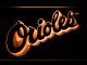 Baltimore Orioles 1995-1997 Text LED Neon Sign - Legacy Edition