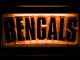Cincinnati Bengals 1980 Logo LED Neon Sign - Legacy Edition