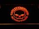 Harley Davidson Skull LED Neon Sign