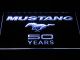 Ford Mustang 50 Years Wordmark LED Neon Sign
