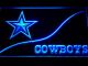 Dallas Cowboys Split LED Neon Sign