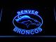 Denver Broncos Oval Logo LED Neon Sign