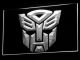 Transformers Autobots Icon LED Neon Sign
