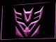 Transformers Decepticons Icon LED Neon Sign