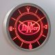 Dr Pepper LED Neon Wall Clock