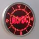AC/DC Let There Be Rock LED Neon Wall Clock