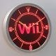 Nintendo Wii LED Neon Wall Clock