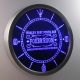 Poker Room World's Best Poker Bar LED Neon Wall Clock