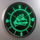Budweiser Frog LED Neon Wall Clock