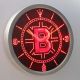 Boston Bruins LED Neon Wall Clock