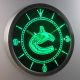 Vancouver Canucks LED Neon Wall Clock