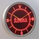 Los Angeles Angels of Anaheim LED Neon Wall Clock