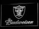 Oakland Raiders Budweiser LED Neon Sign