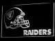 Oakland Raiders Helmet LED Neon Sign