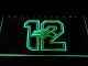 Seattle Seahawks New 12th Man LED Neon Sign