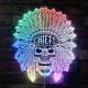 Kansas City Chiefs Mask RGB LED Sign