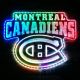 Montreal Canadiens Text Logo RGB LED Sign