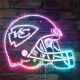 Kansas City Chiefs Helmet Logo RGB LED Sign