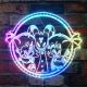 Hazbin Hotel Helluva Boss Characters RGB LED Sign