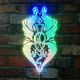 Hazbin Hotel Adam Art RGB LED Sign