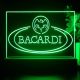 Bacardi Banner Logo LED Desk Light